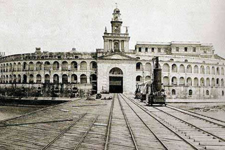 Muelle de Pasajeros de Buenos Aires inaugurado en 1855